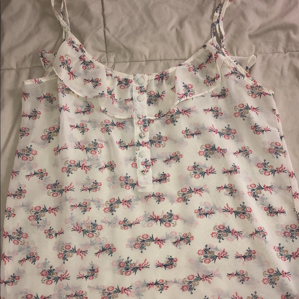 Floral tank top